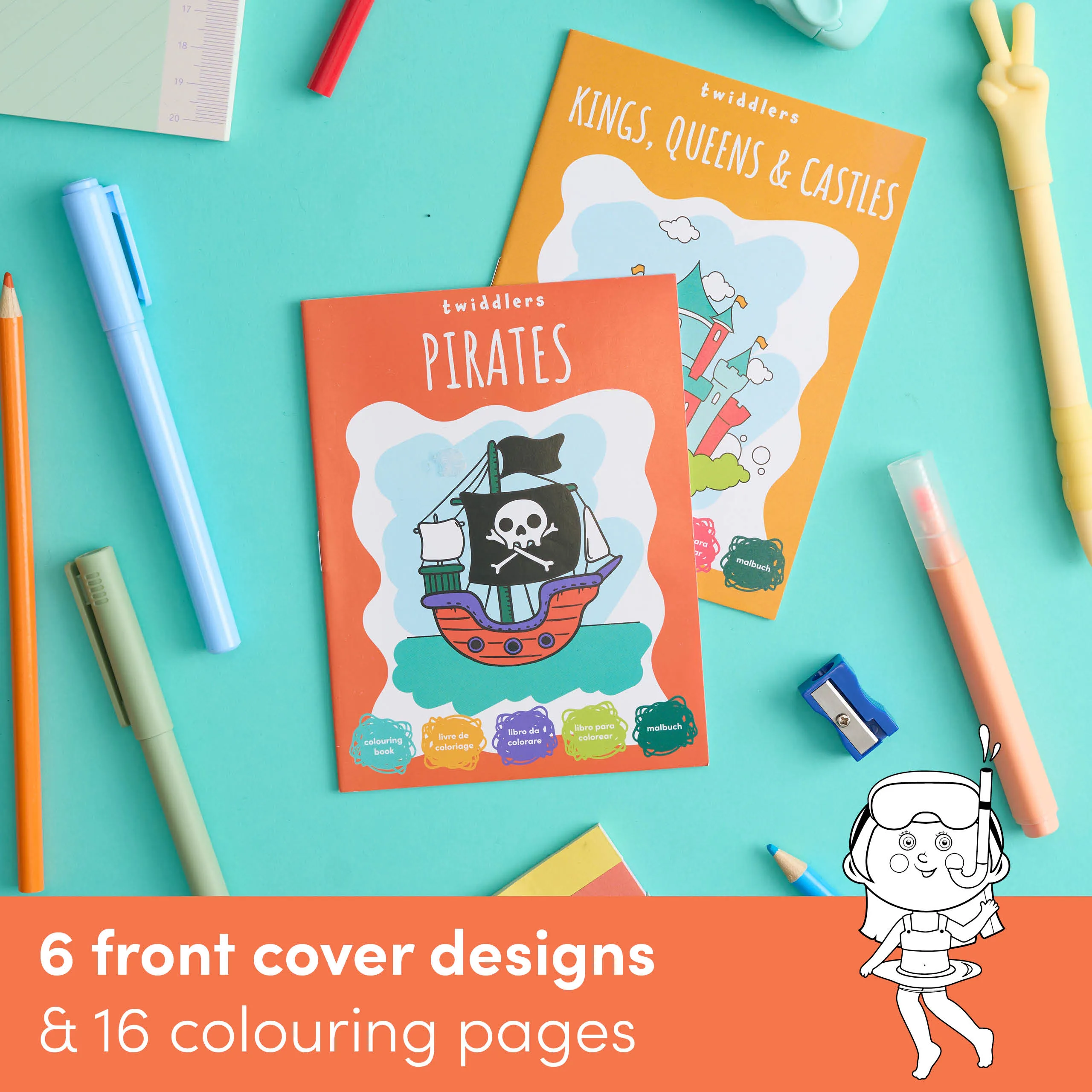 Mini Assorted Colouring Activity Books