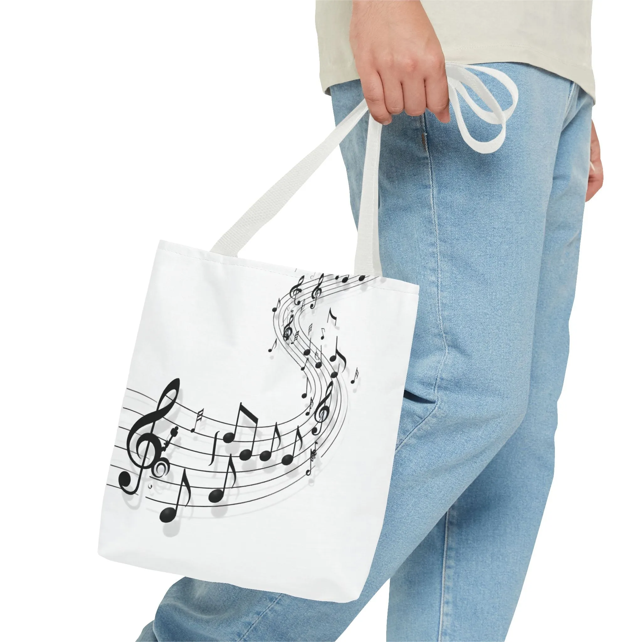 Musical Notes Tote Bag - Perfect for Music Lovers & Enthusiasts