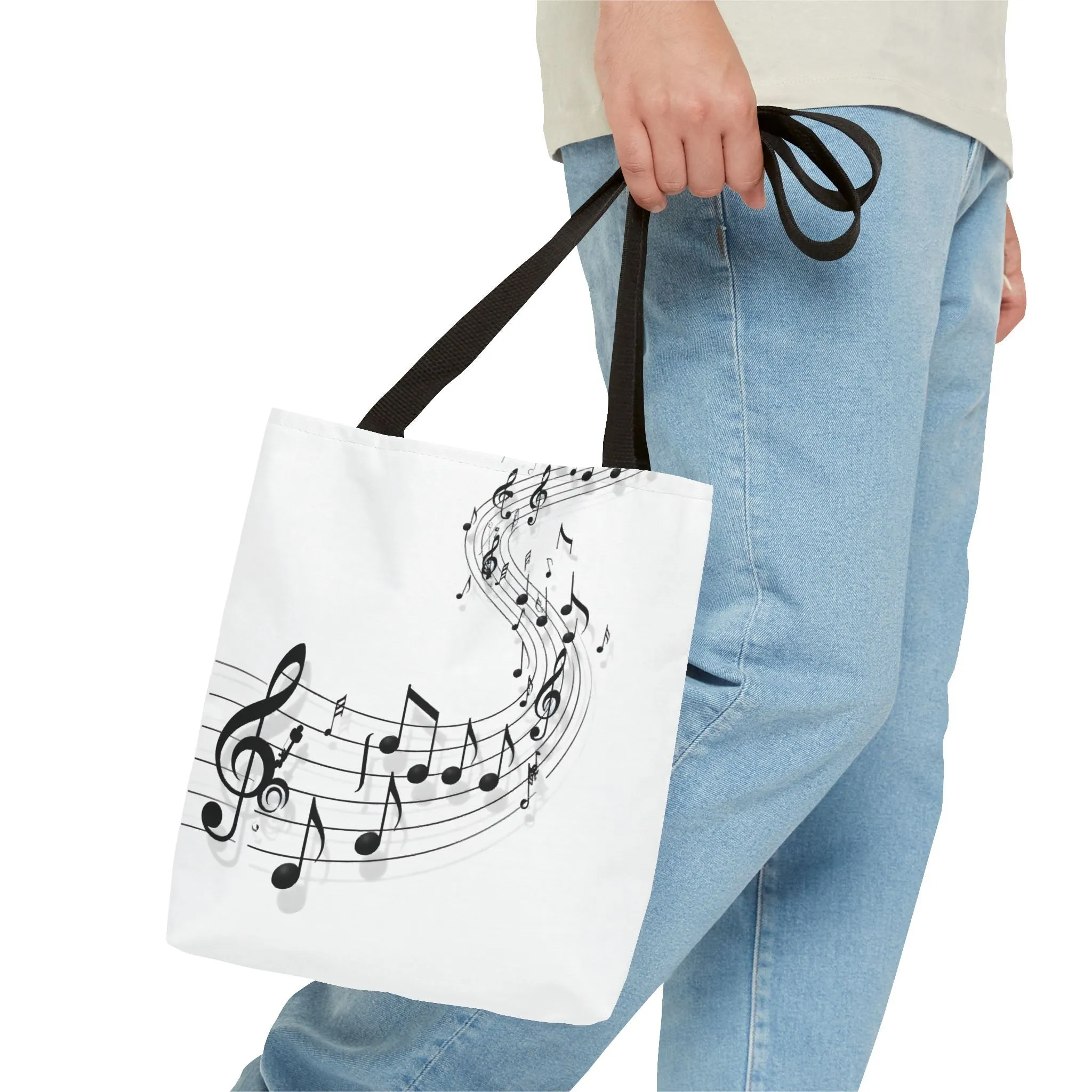 Musical Notes Tote Bag - Perfect for Music Lovers & Enthusiasts