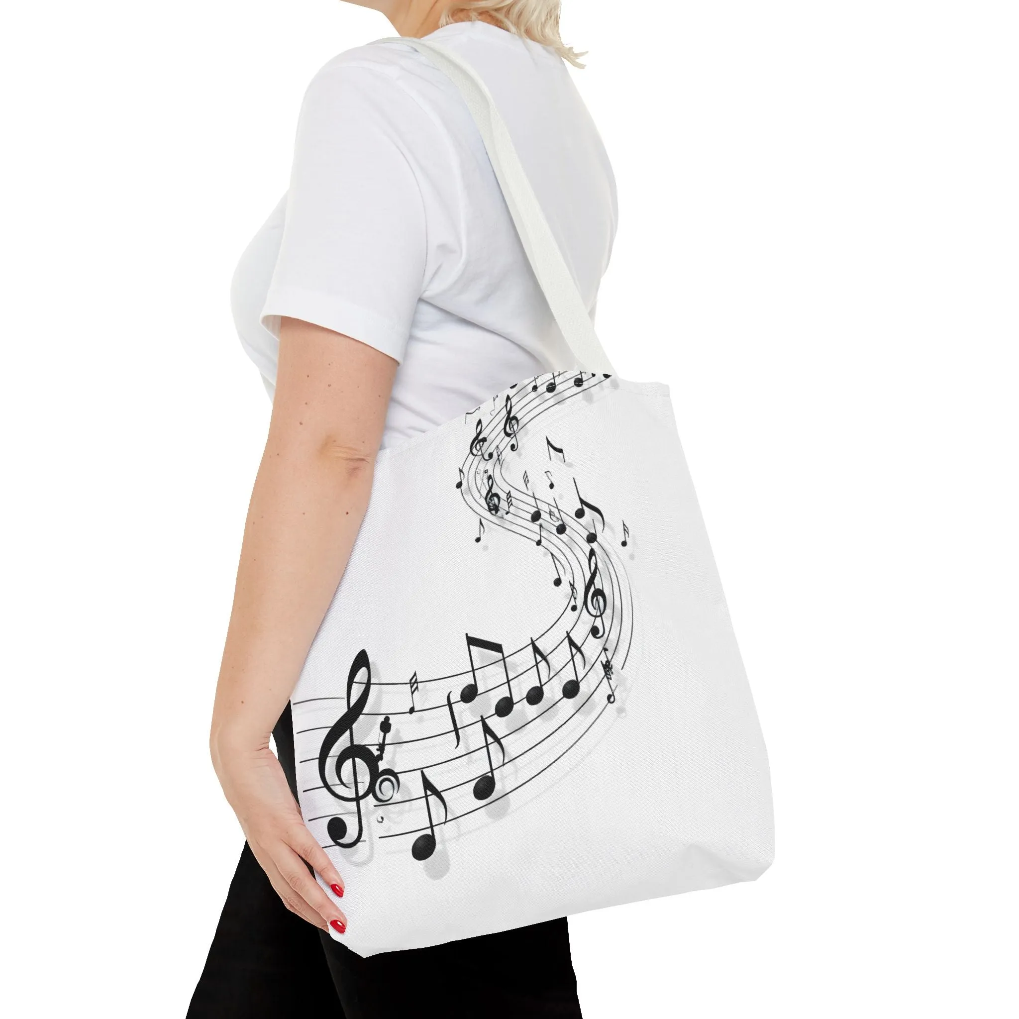 Musical Notes Tote Bag - Perfect for Music Lovers & Enthusiasts