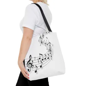 Musical Notes Tote Bag - Perfect for Music Lovers & Enthusiasts