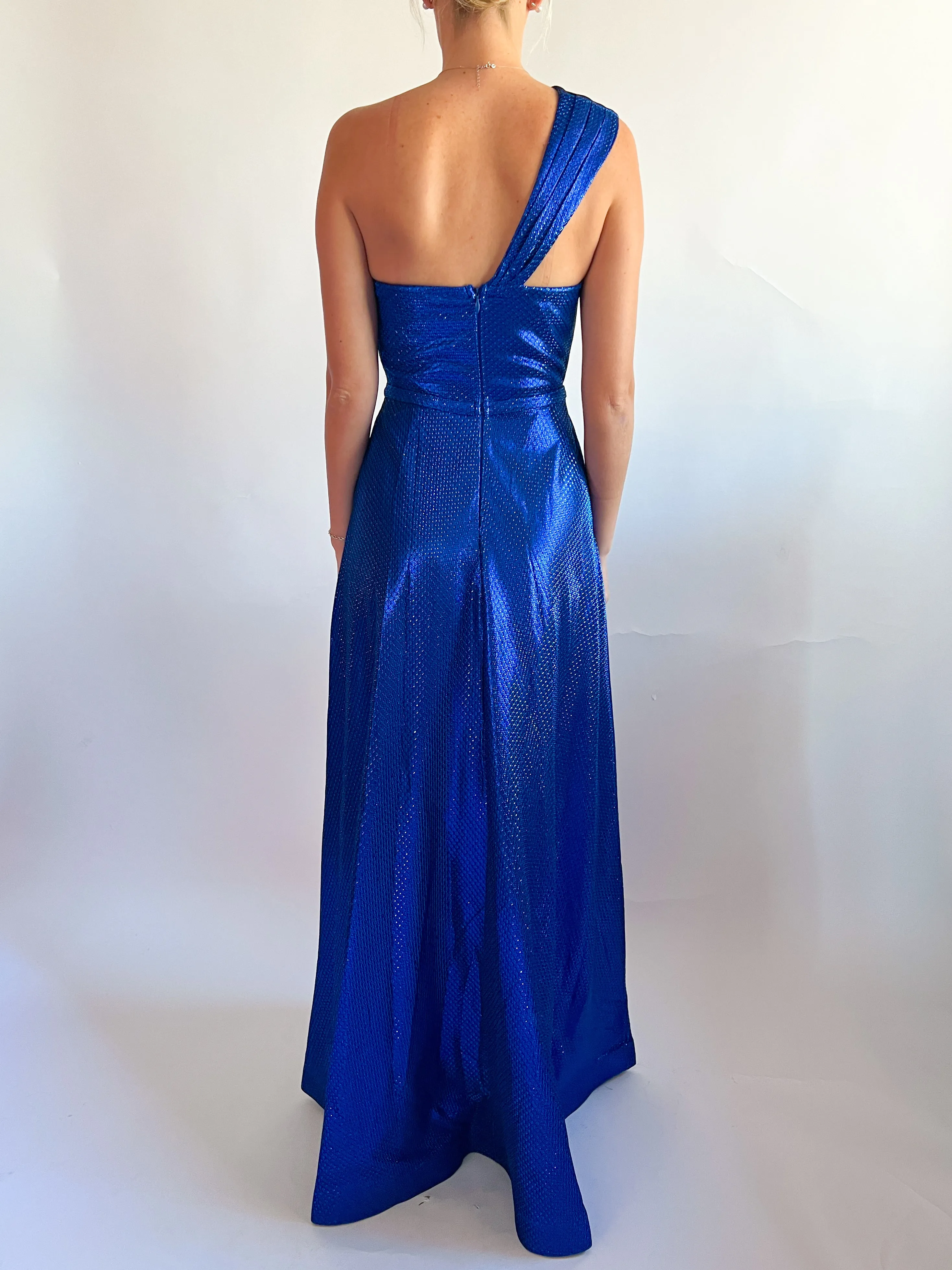 One Shoulder Sweetheart Gown
