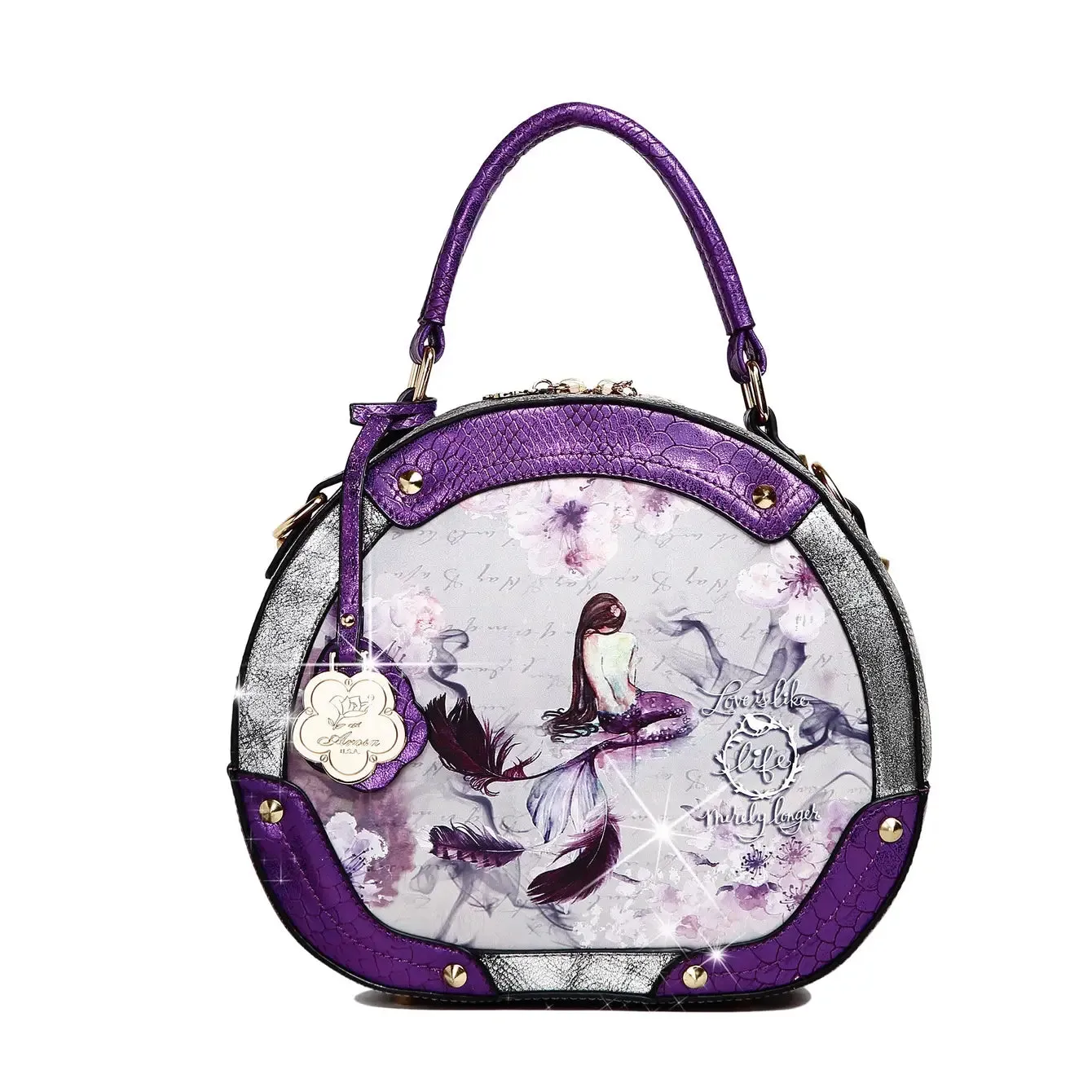 Princess Mera 3 Pcs. Vegan Luxury Fashion Carry on Luggage Set [BCL6999-8102-WA]