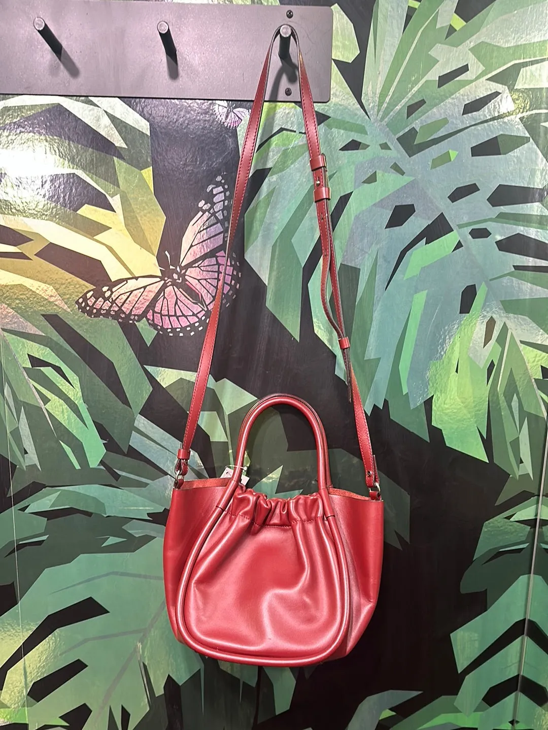 Proenza Schouler Small Rouched Leather Tote