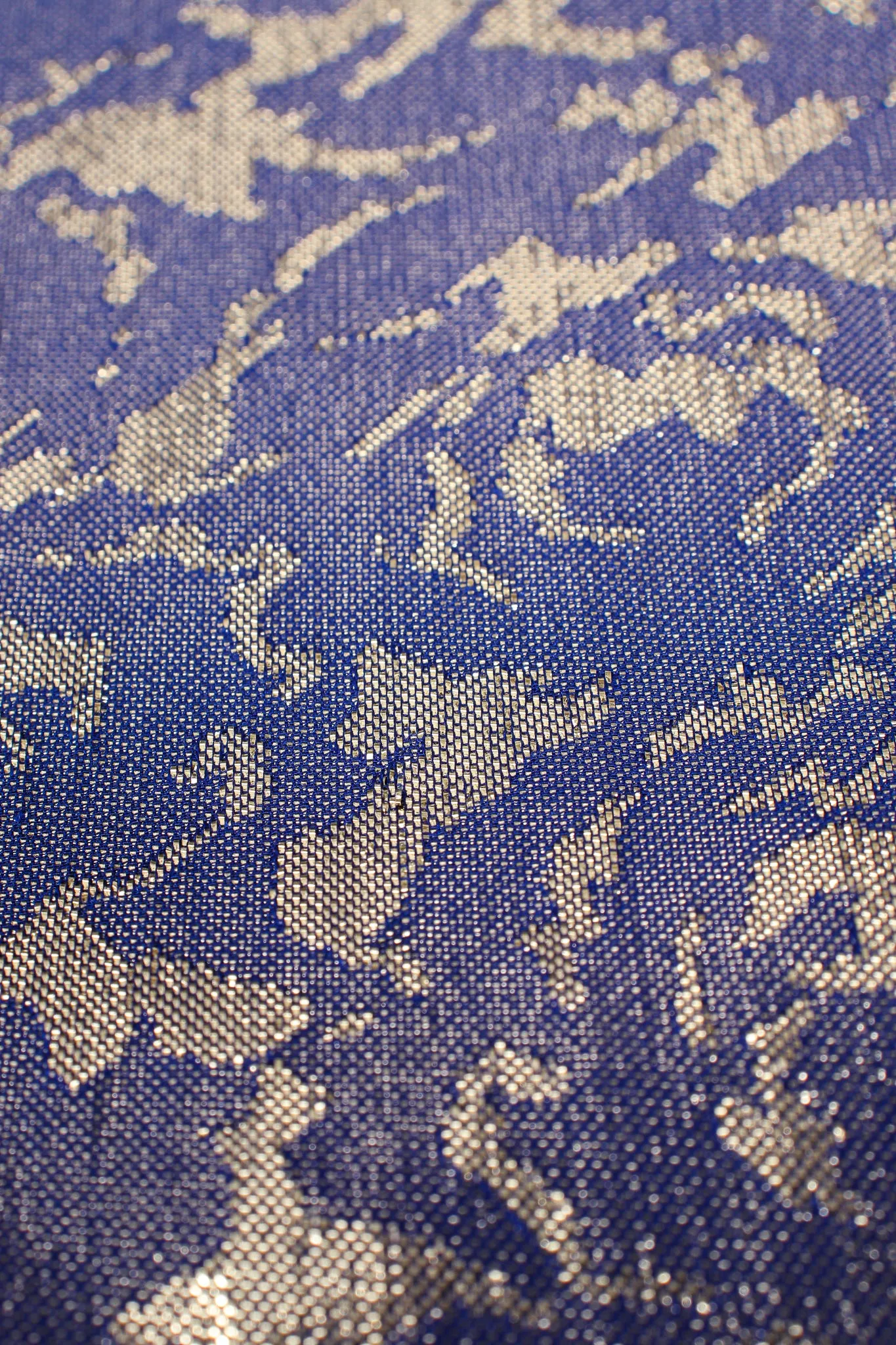 Rose Brocade Waist Wrap Dress
