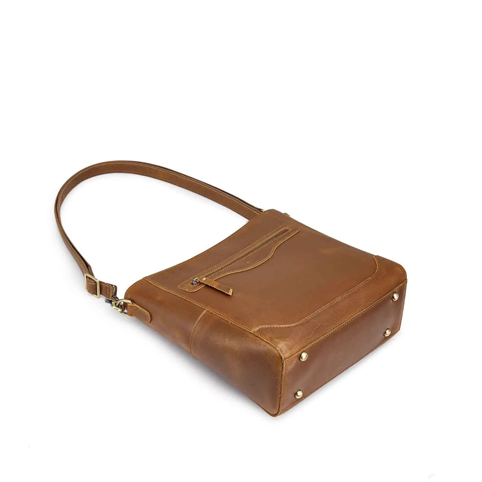 S-Zone Women Genuine Leather Bucket Bag