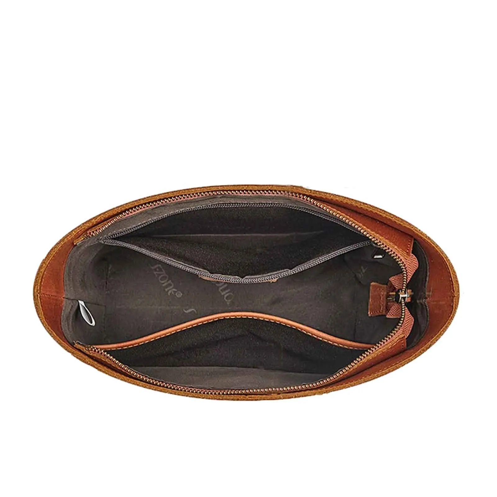 S-Zone Women Genuine Leather Bucket Bag