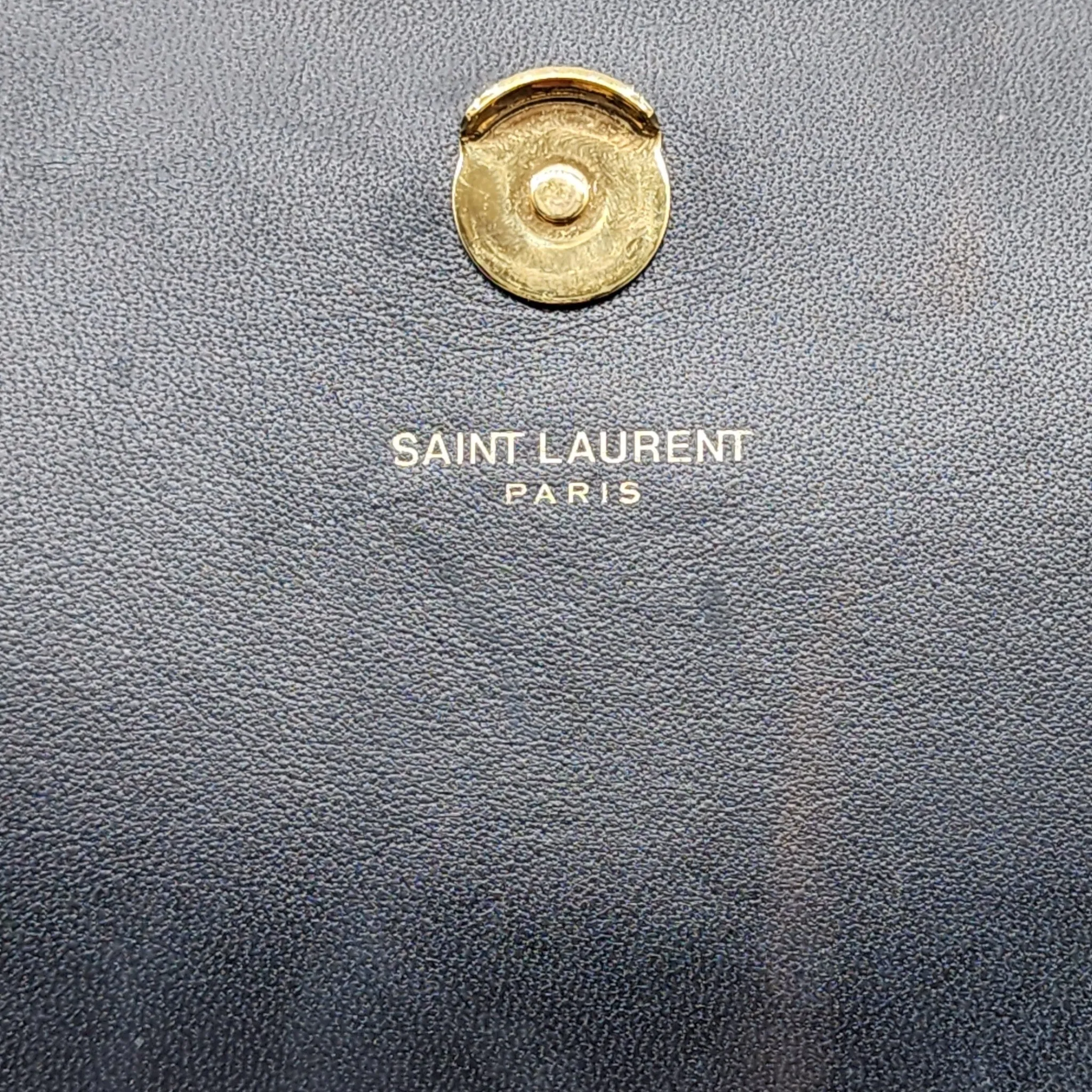 Saint Laurent Medium Kate Shoulder Bag - Python - Silver