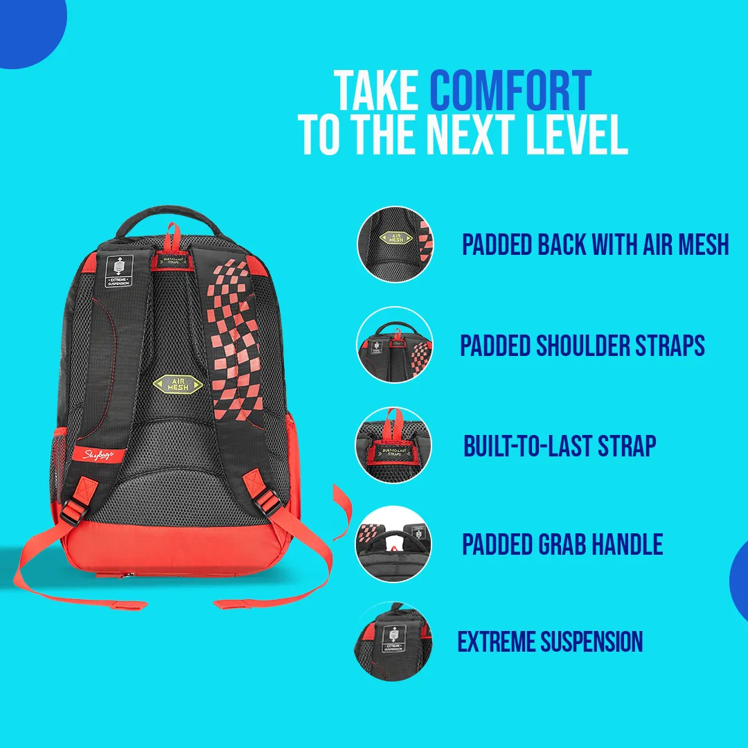 Skybags Cruze  College Laptop Backpack Black