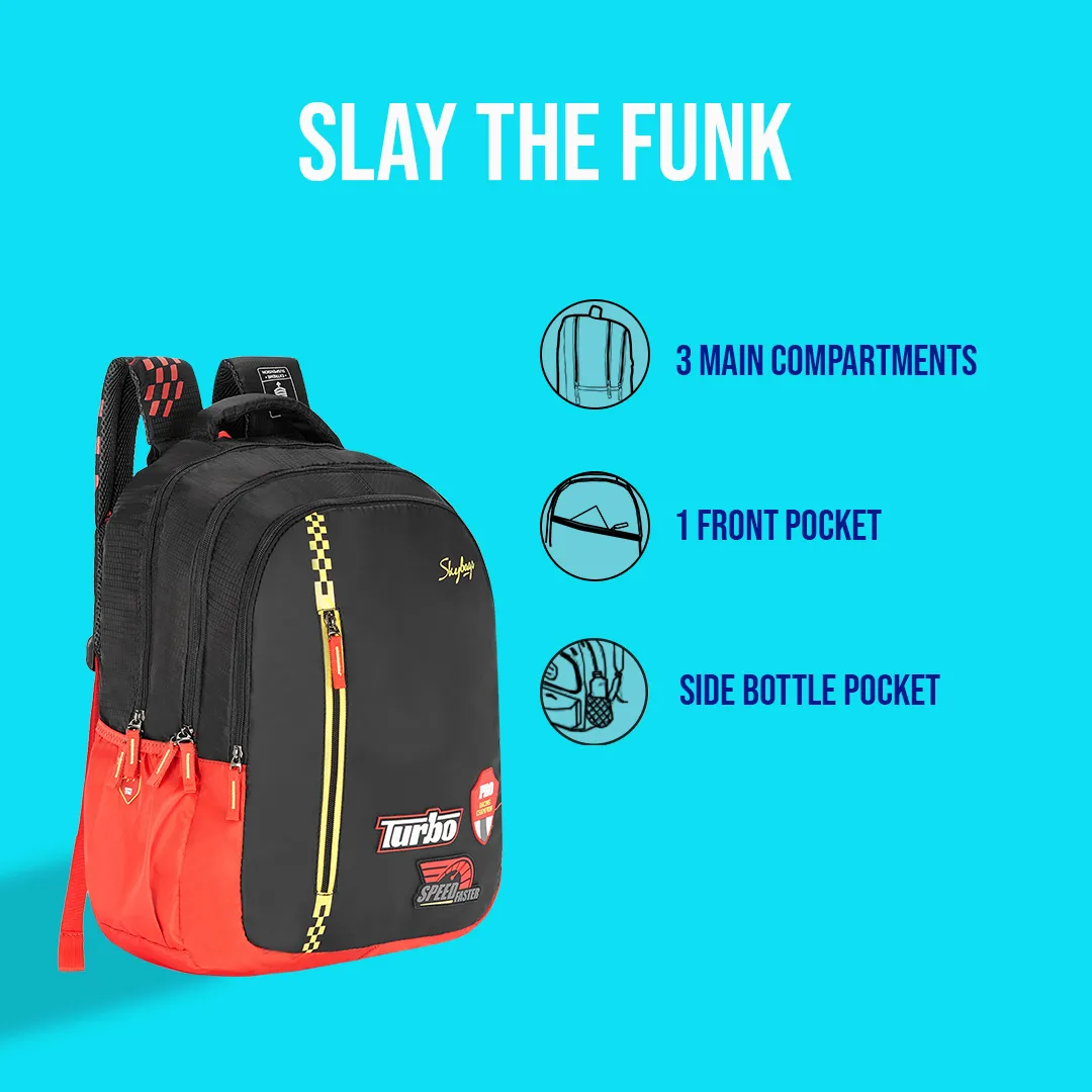 Skybags Cruze  College Laptop Backpack Black