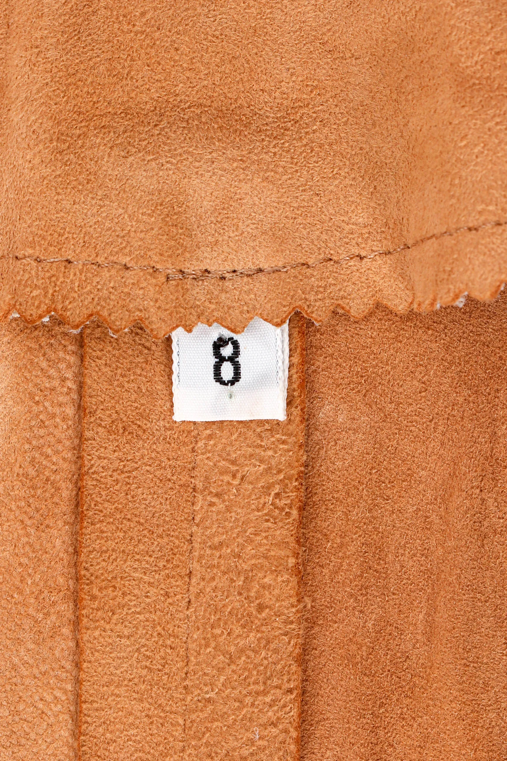Suede Leaf Print Duster