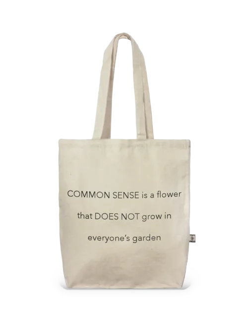 Tote- City Tote Common Sense Flower