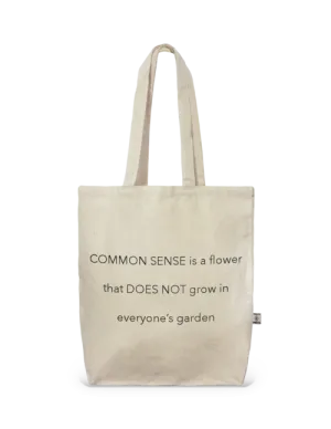Tote- City Tote Common Sense Flower