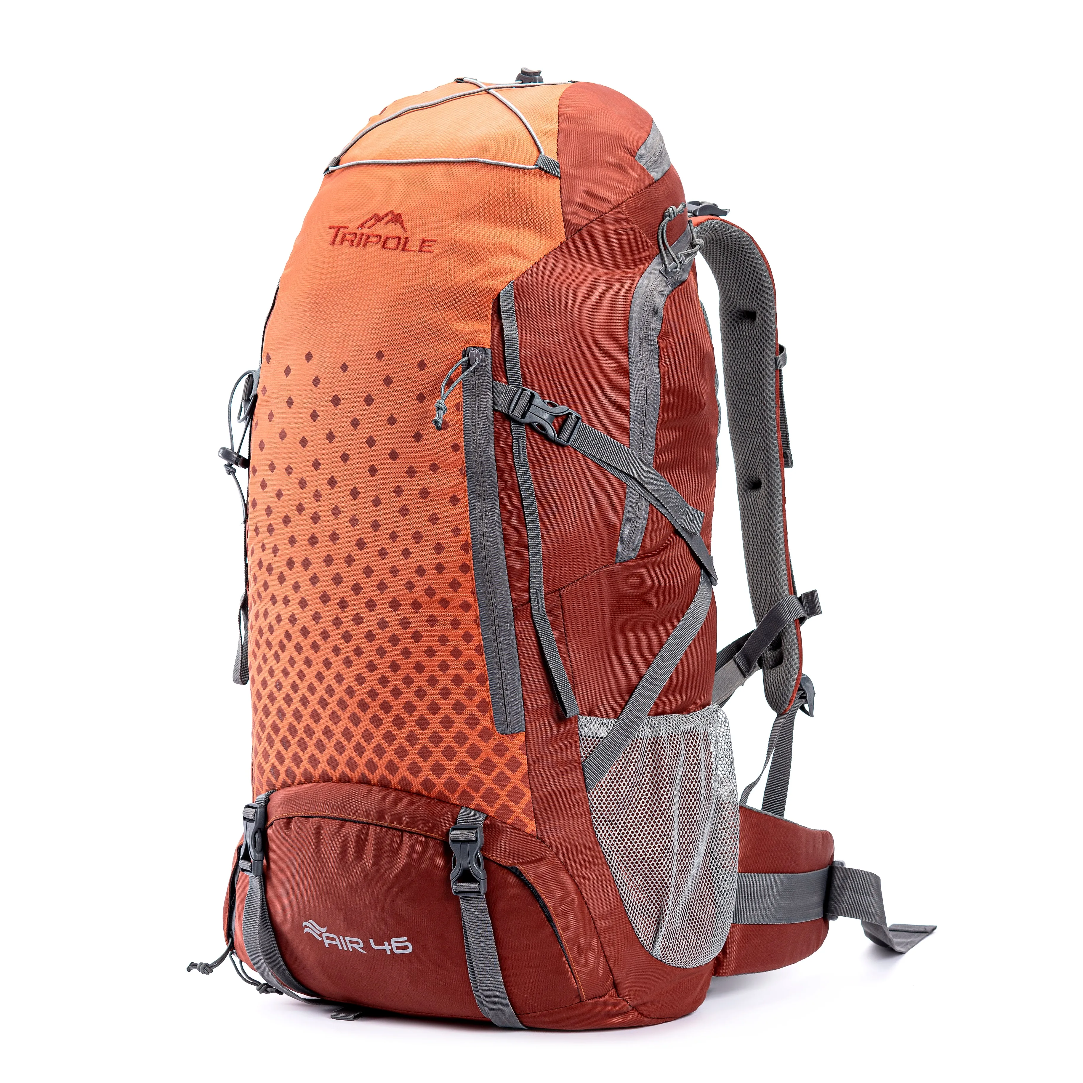 Tripole Air Trekking and Travel Rucksack with Rain Cover and Laptop Sleeve | 3 Year Warranty | 46 Litres