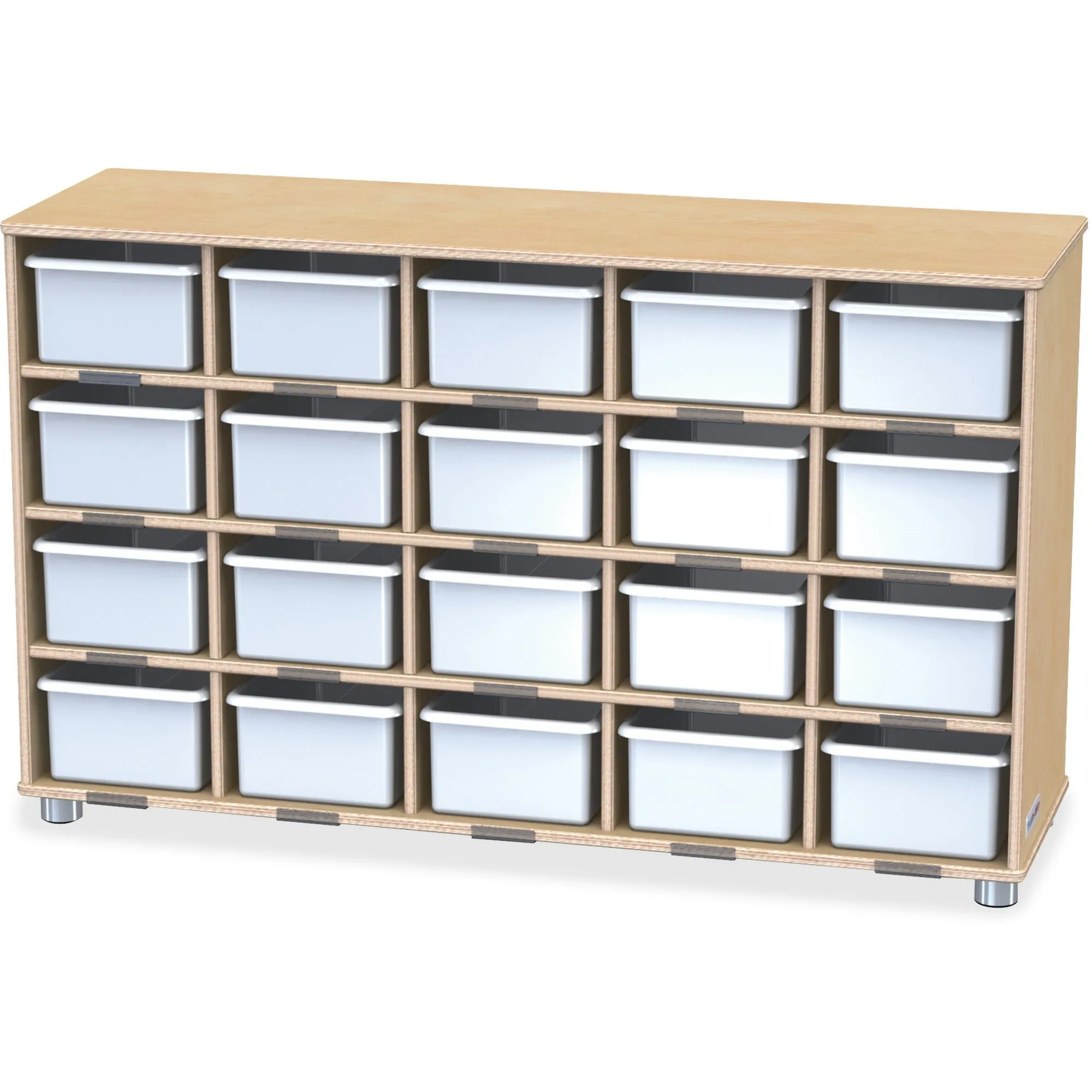 TrueModern 20-Cubbie Bins Storage