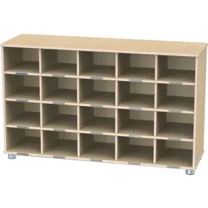 TrueModern 20-Cubbie Bins Storage