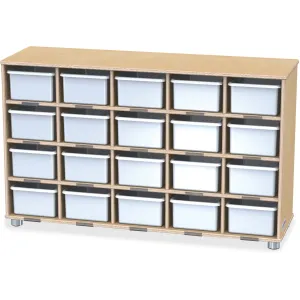 TrueModern 20-Cubbie Bins Storage