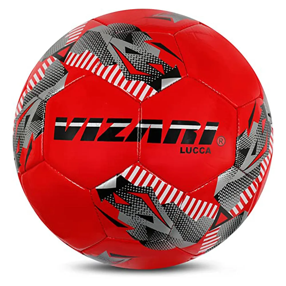 Vizari Avila Soccer Sports bag with Lucca Soccer Ball (RED)