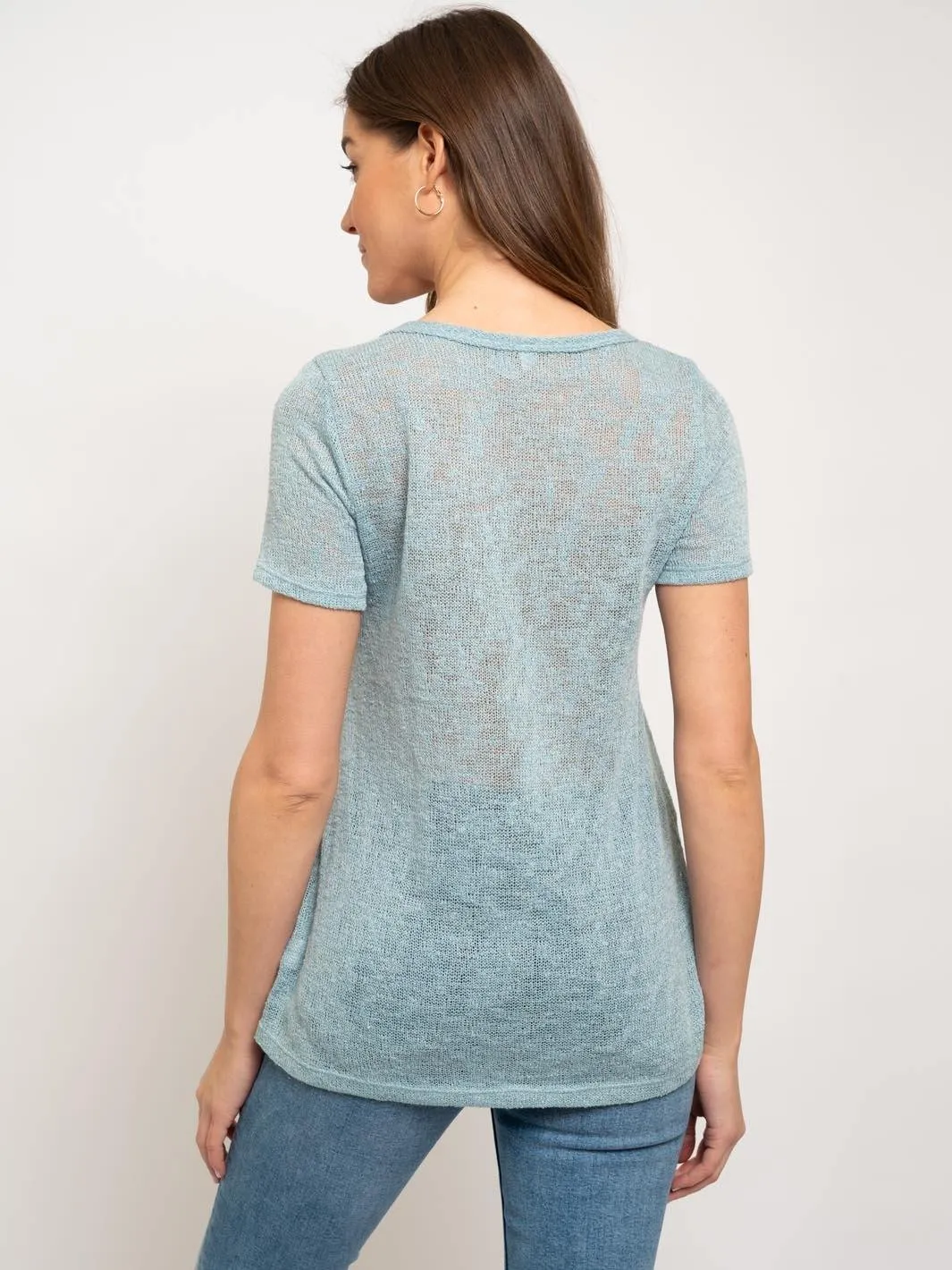 WOMEN'S MULTI STRIPES PRINT TOP